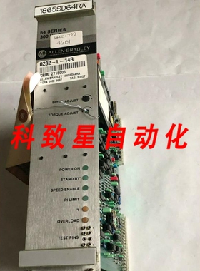 工业配件1865SD64RA 300VDC 轴伺服放大器模块 26.36.015.10 AN T