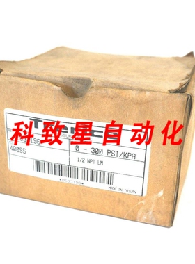 工业配件TRERICE 400SS压力表 D633196 0-300 PSI