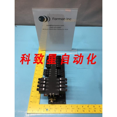 工业配件AMAT 0190-40001 MAINFRAME PNEUMATICS MANIFOLD BES-47