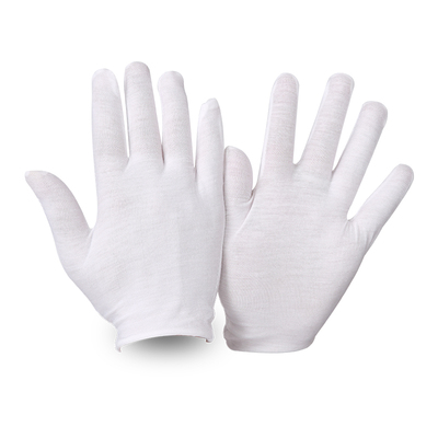 西典手套仪仗队鼓号配件 锣鼓乐队白色手套军乐队 铜管棉手套