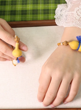 天然生长小葫芦手串女生小手手链