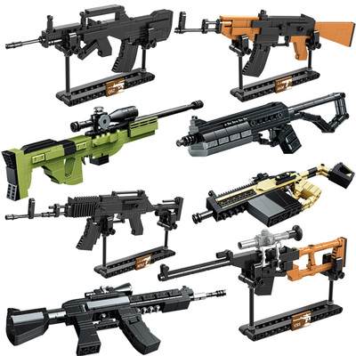 突击步枪AWM绝地求生拼装积木
