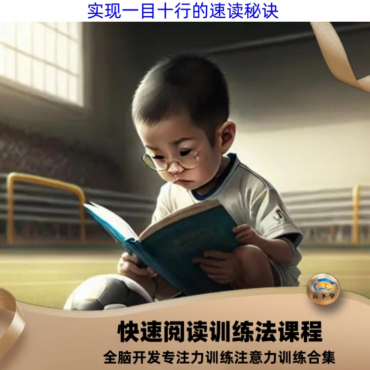 一目十行训练速读法课件开发全脑快速阅读训练注意力专注力软件