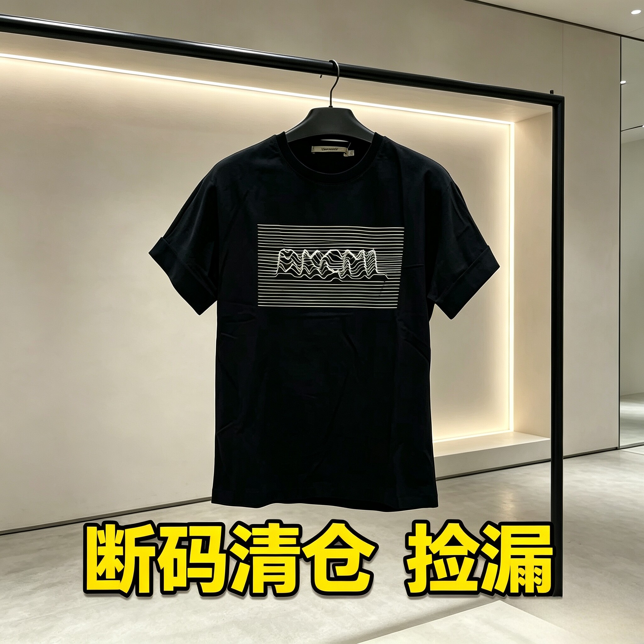 捡漏小码短袖t恤高棉运动修身弹T恤