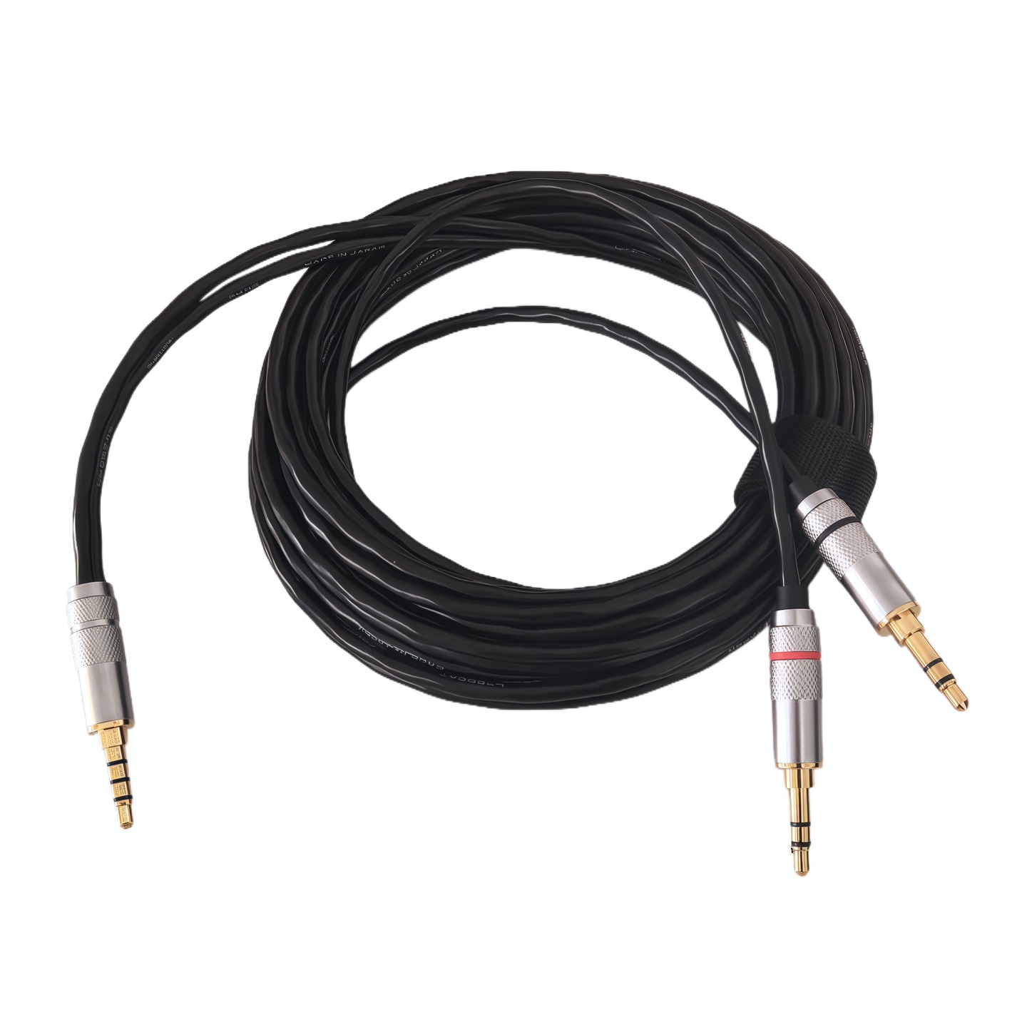 专业级高保真3.5一分二耳麦线(耳机头+麦克风头)手机电脑接声卡