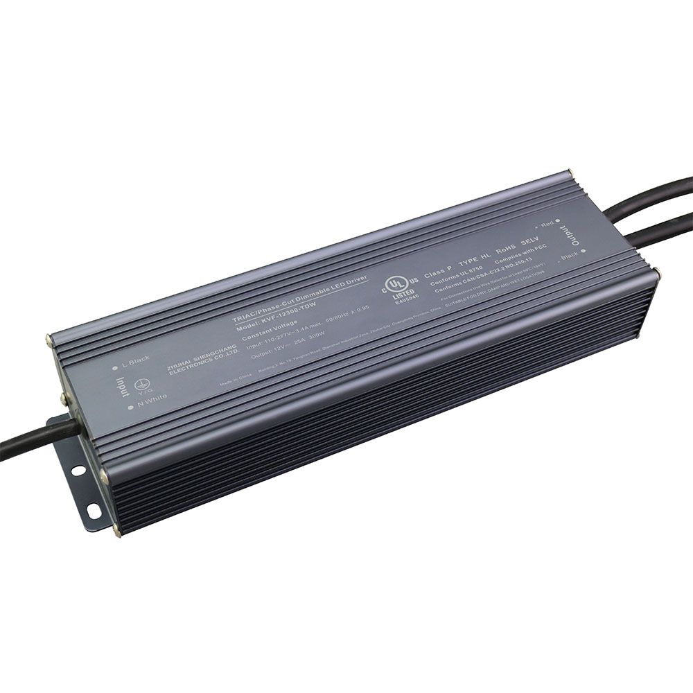 LED 12V24V300W Phase cut/Triac Dimmable Driver PWM UL Listed