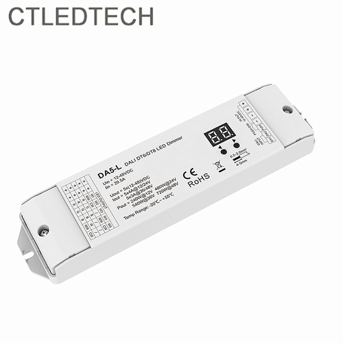 DALI5通道驱动器DT6DT8协议