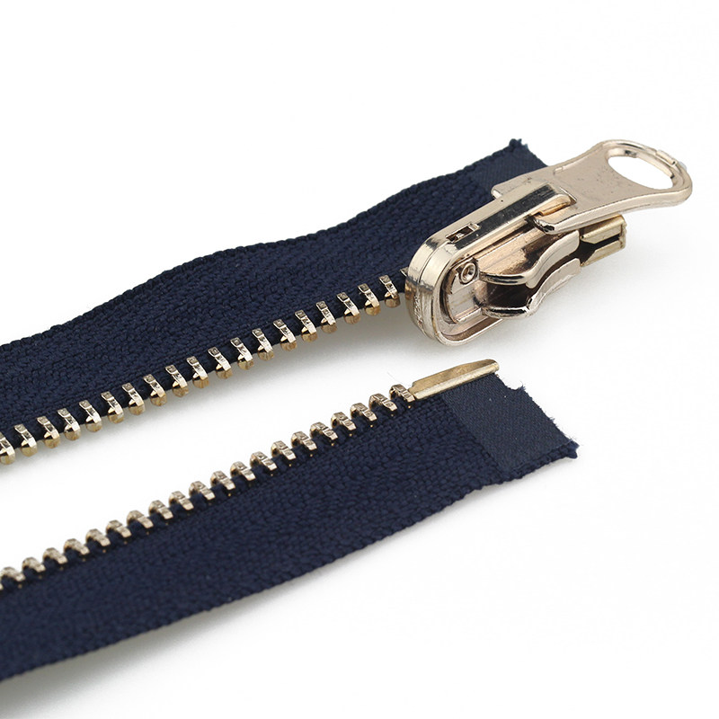 5号金属拉链正反旋转拉头衣服内外拉彩色羽绒服长款拉锁拉链配件