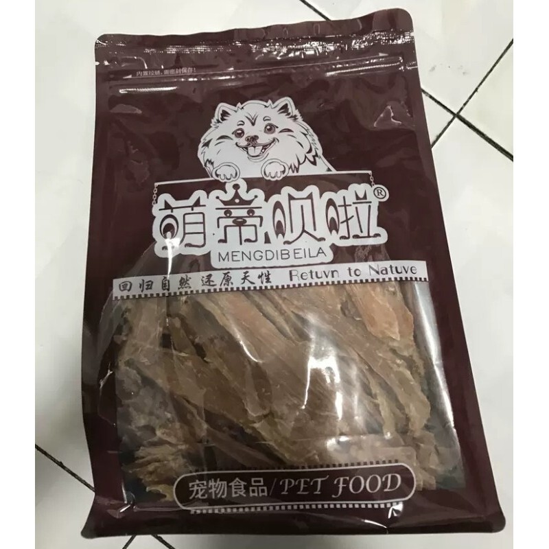 萌帝呗啦宠物零食鸭肉干鸡肉干互动训练奖励肉片烘干狗狗磨牙肉干