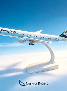 国泰B777-300ER合金飞机模型