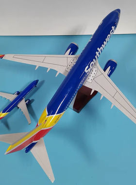 美国美西南航空 SOUTHWEST 波音机B737合金仿真飞机模型航模摆件