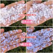 瓷白色哑光白色5mm7mm小梅花亮片 五瓣花型珠片 手工材料DIY饰品