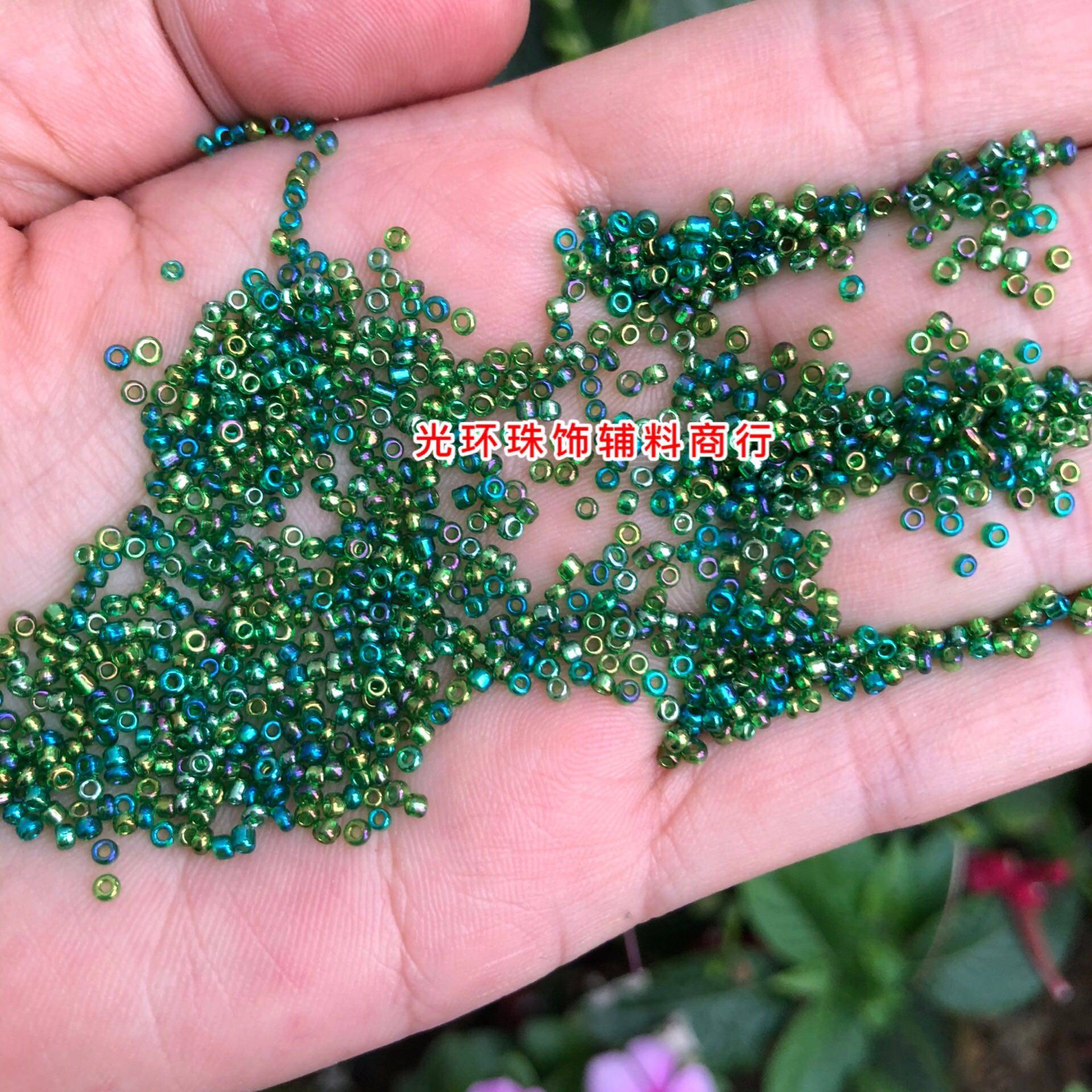 1.5mm-3.6mm透明AB彩绿色米珠 孔绿色幻彩珠子DIY材料小米珠,饰品/流行首饰/时尚饰品新,其他DIY饰品配件,淘宝优惠券,粉丝福利购,淘宝优惠卷
