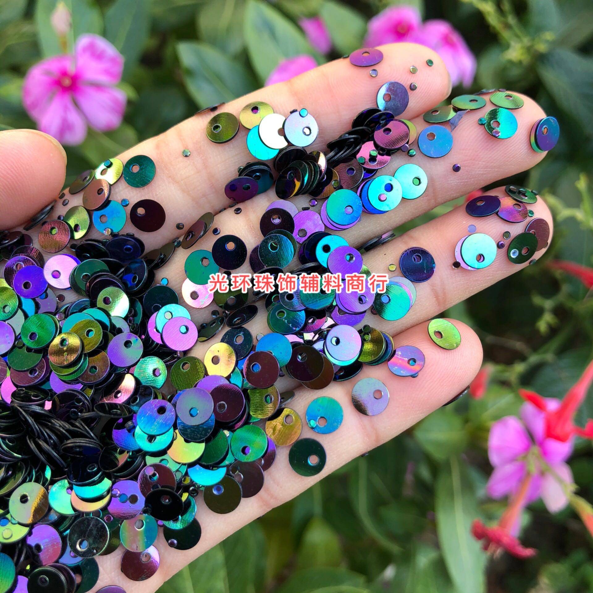 衣服补片5mm-15mm圆形边孔黑彩亮彩黑色小珠片 DIY幻彩手缝亮片,饰品/流行首饰/时尚饰品新,其他DIY饰品配件,淘宝优惠券,粉丝福利购,淘宝优惠卷