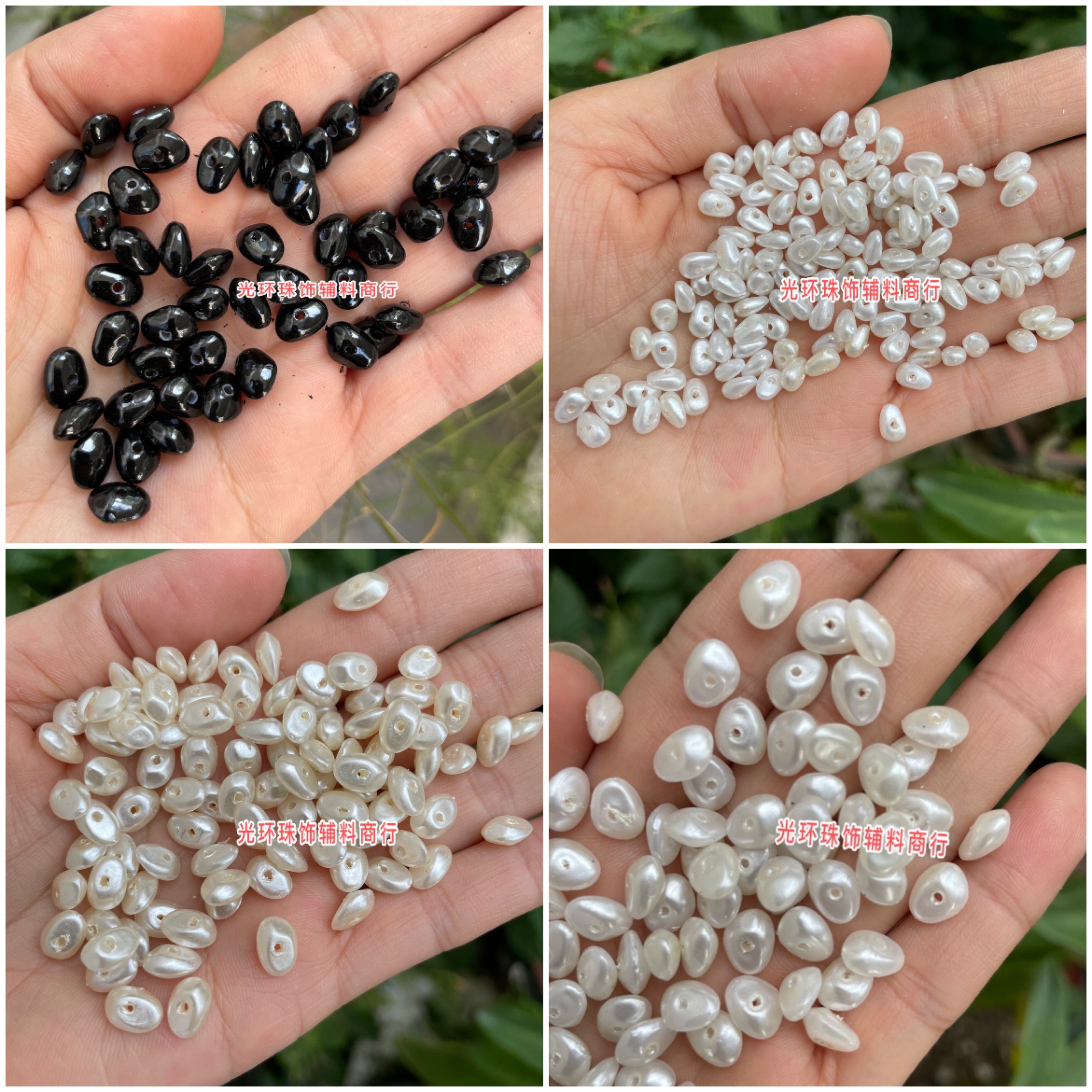 包邮4*6mm不规则中孔塑料珠串珠材料米黄色异形珠DIY饰品手工散珠,饰品/流行首饰/时尚饰品新,其他DIY饰品配件,淘宝优惠券,粉丝福利购,淘宝优惠卷