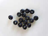 DIY木珠 黑色4.5mm扁圆形木珠30克 辅料 手工串珠材料 服装