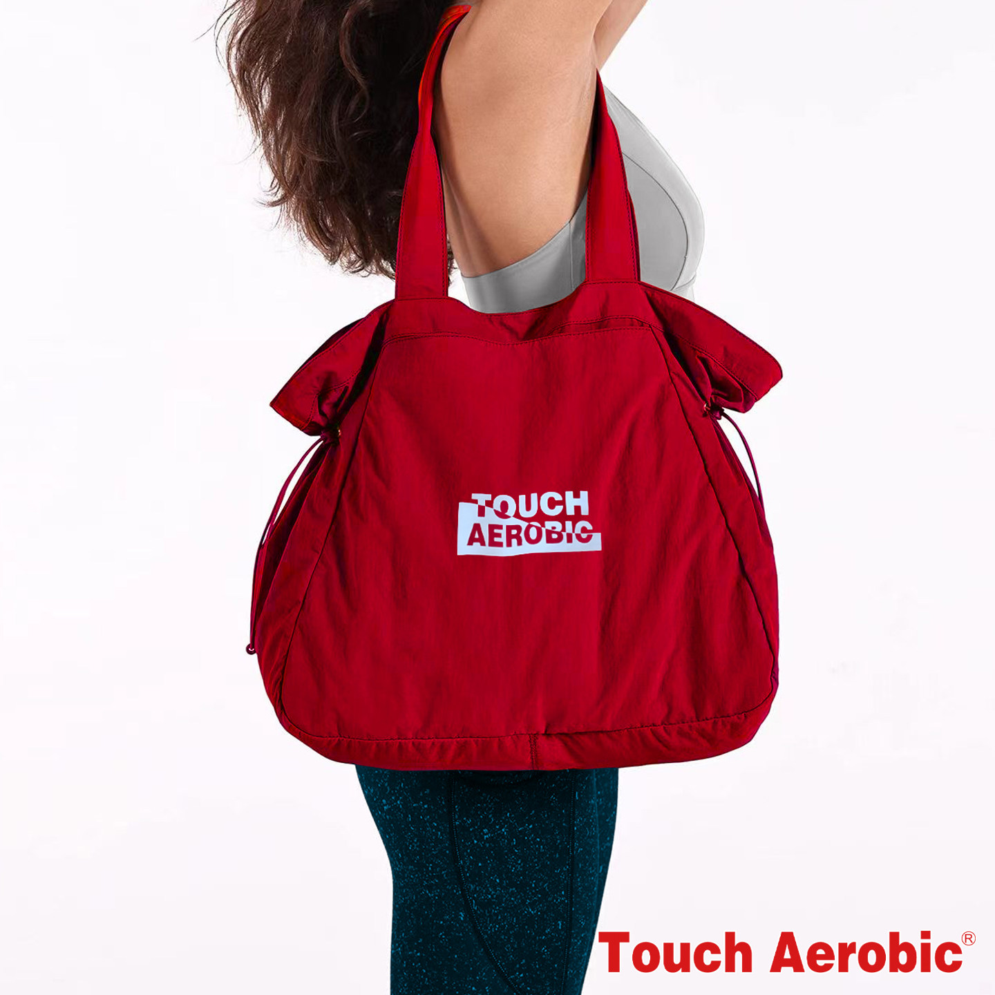 TOUCH AEROBIC运动收纳时尚托特包健身房手提包大容量女单肩包017