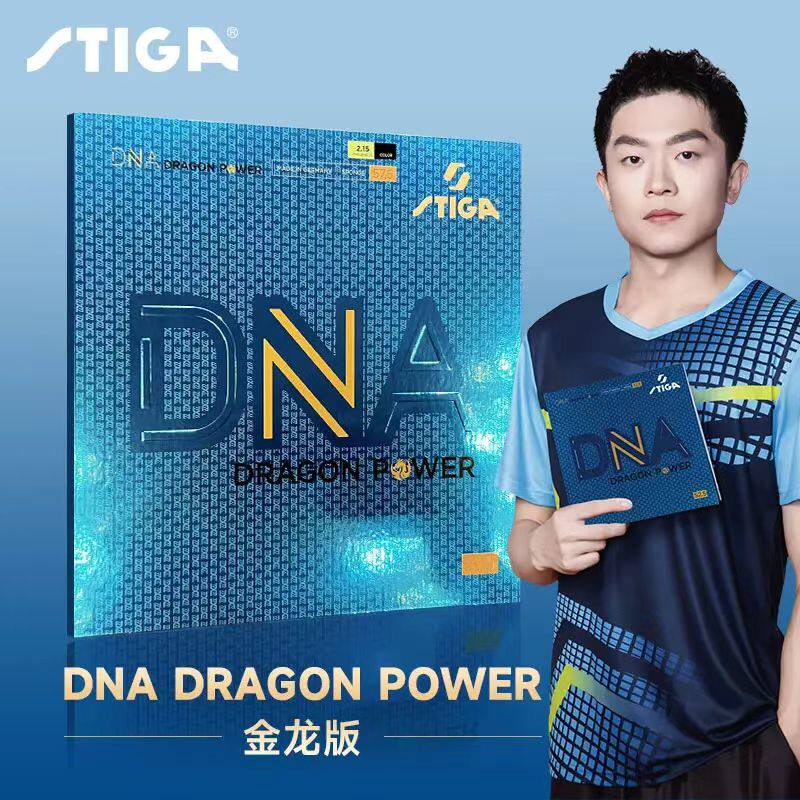 STIGA斯蒂卡DNA金龙版套胶金龙DNA胶皮德系蛋糕海绵粘性正手胶皮