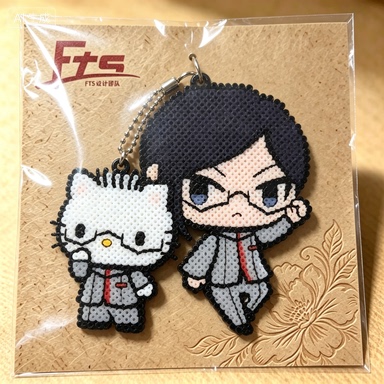 日系HelloKitty美乐蒂刺绣挂件