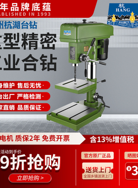 杭湖工业级台钻重型高精度钻床Z512B Z516BZ516A-2 Z4120 钻床
