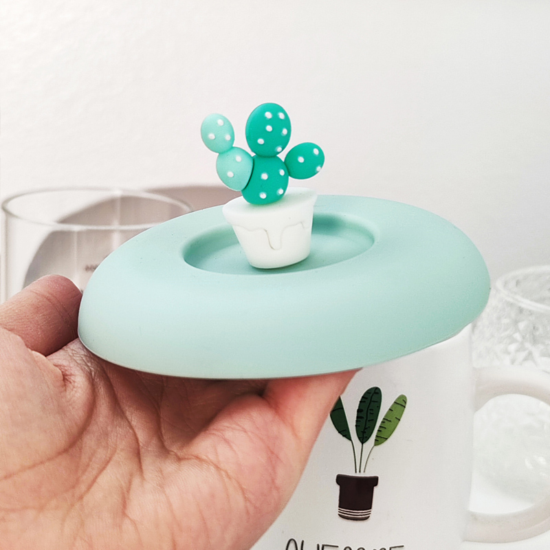 10cm食品级硅胶杯盖杯盖配件