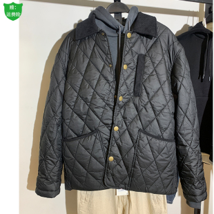 800外套男 宽松轻薄棉服菱格纹绗缝夹克3286488 柜499 秋冬男装