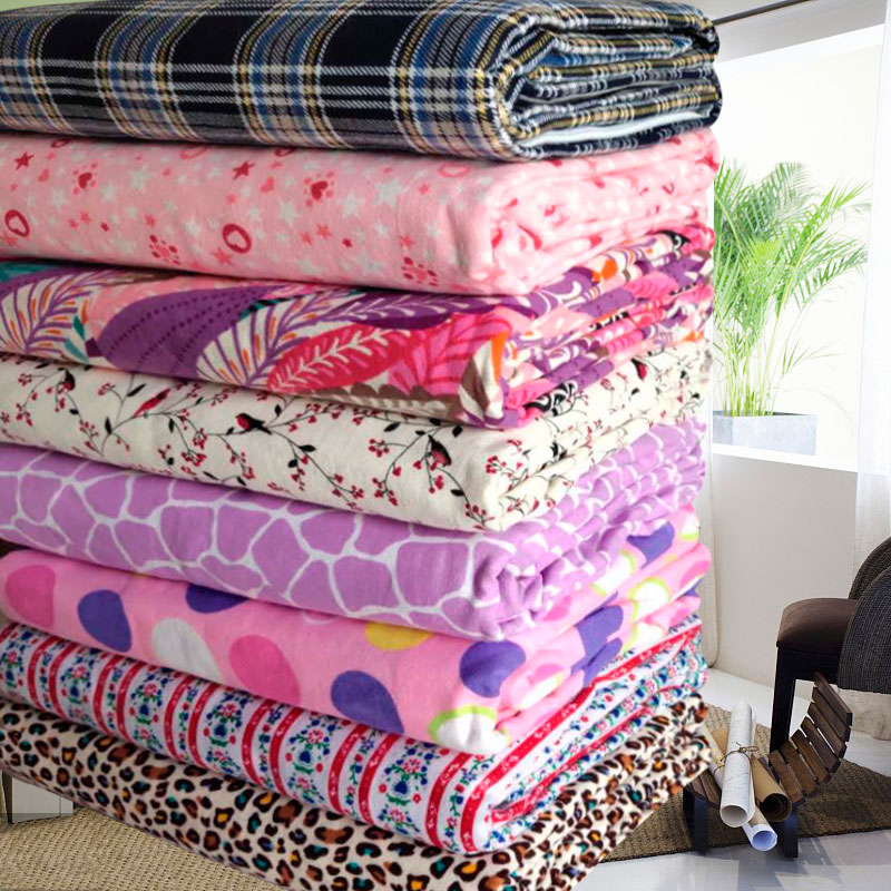 加厚绒布床单全棉保暖磨毛被单