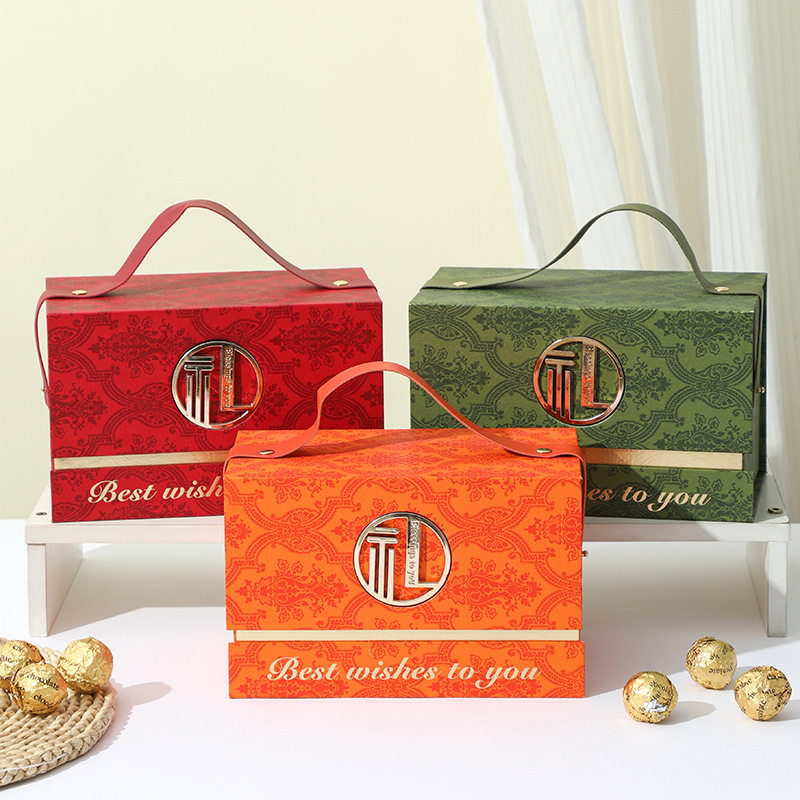 高端婚礼伴手礼盒 高级感喜糖盒成品免折 生日礼品包装盒翻盖磁吸