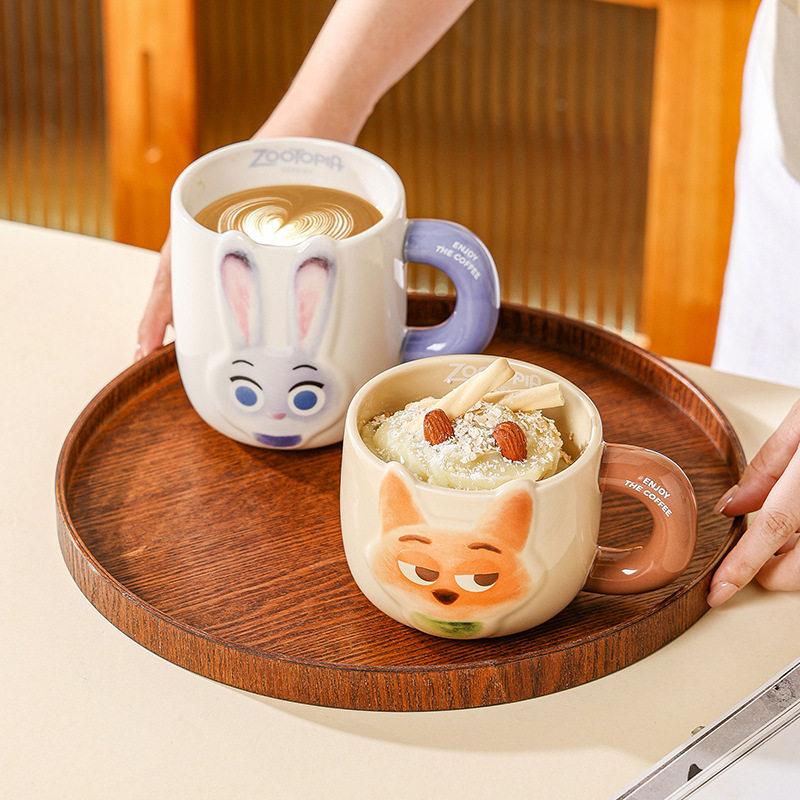 浮雕马克杯高颜值卡通咖啡牛奶杯子闺蜜情侣礼物,餐饮具,马克杯,淘宝优惠券,粉丝福利购,淘宝优惠卷