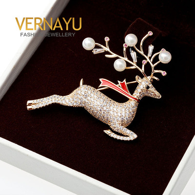 名媛风小鹿韩国礼物可爱日系别针