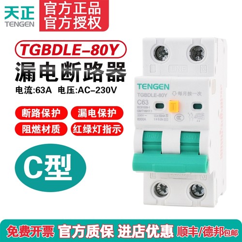 TGBDLE-80Y漏电保护器2P家用