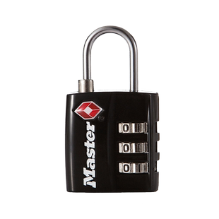 玛斯特密码锁TSA海关锁行李箱旅行背包锁宿舍健身房柜子迷你挂锁