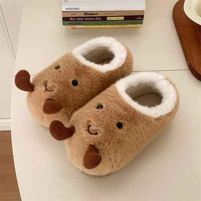 亲子可爱土豆棉拖鞋女冬儿童居家