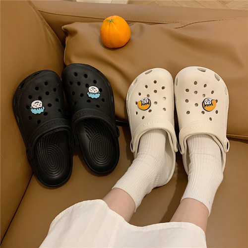 男士夏季新款ins风防滑洞洞鞋