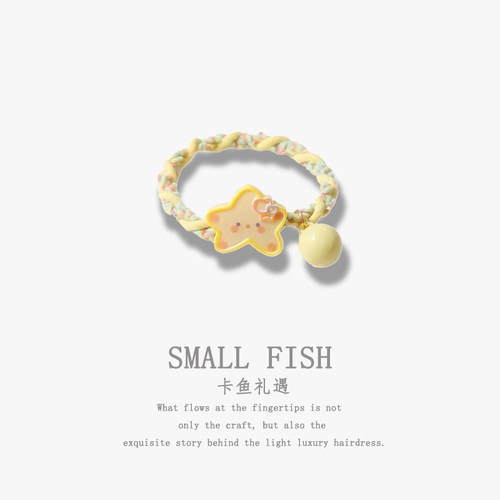 新款可爱星星女童高弹发绳