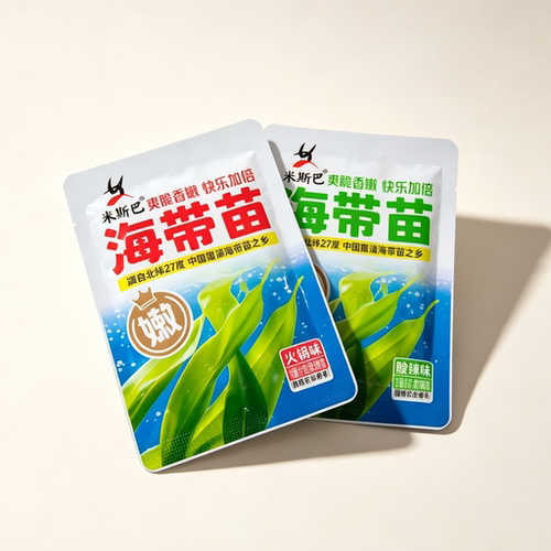 包邮 米斯巴海带苗酸辣味和火锅味2款 休闲食品即食零食 霞浦海带