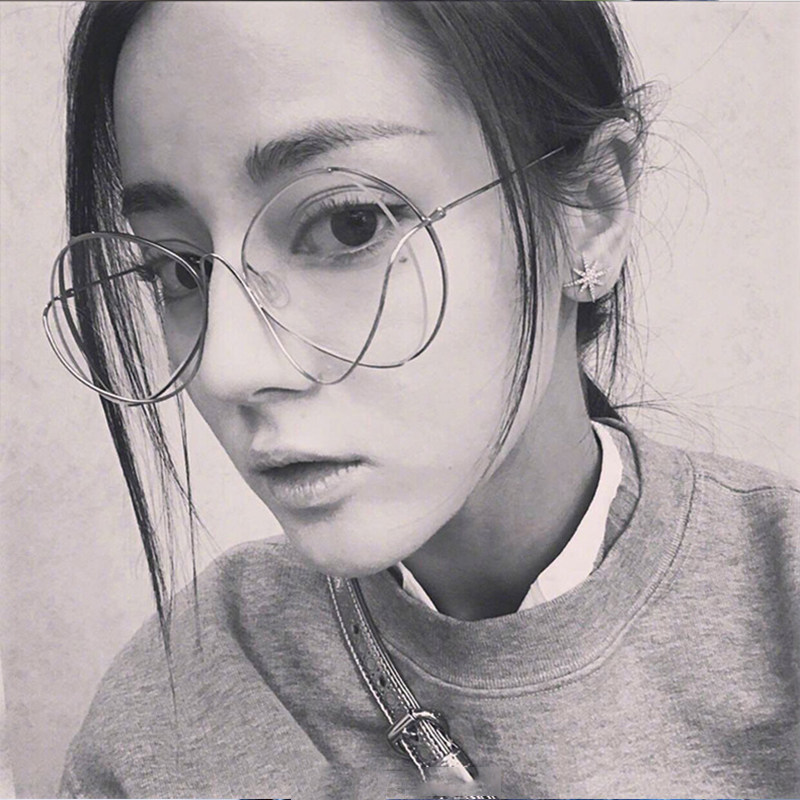 眼镜框网红款圆脸新款ins超火的潮流眼镜男复古女个性原宿风潮人