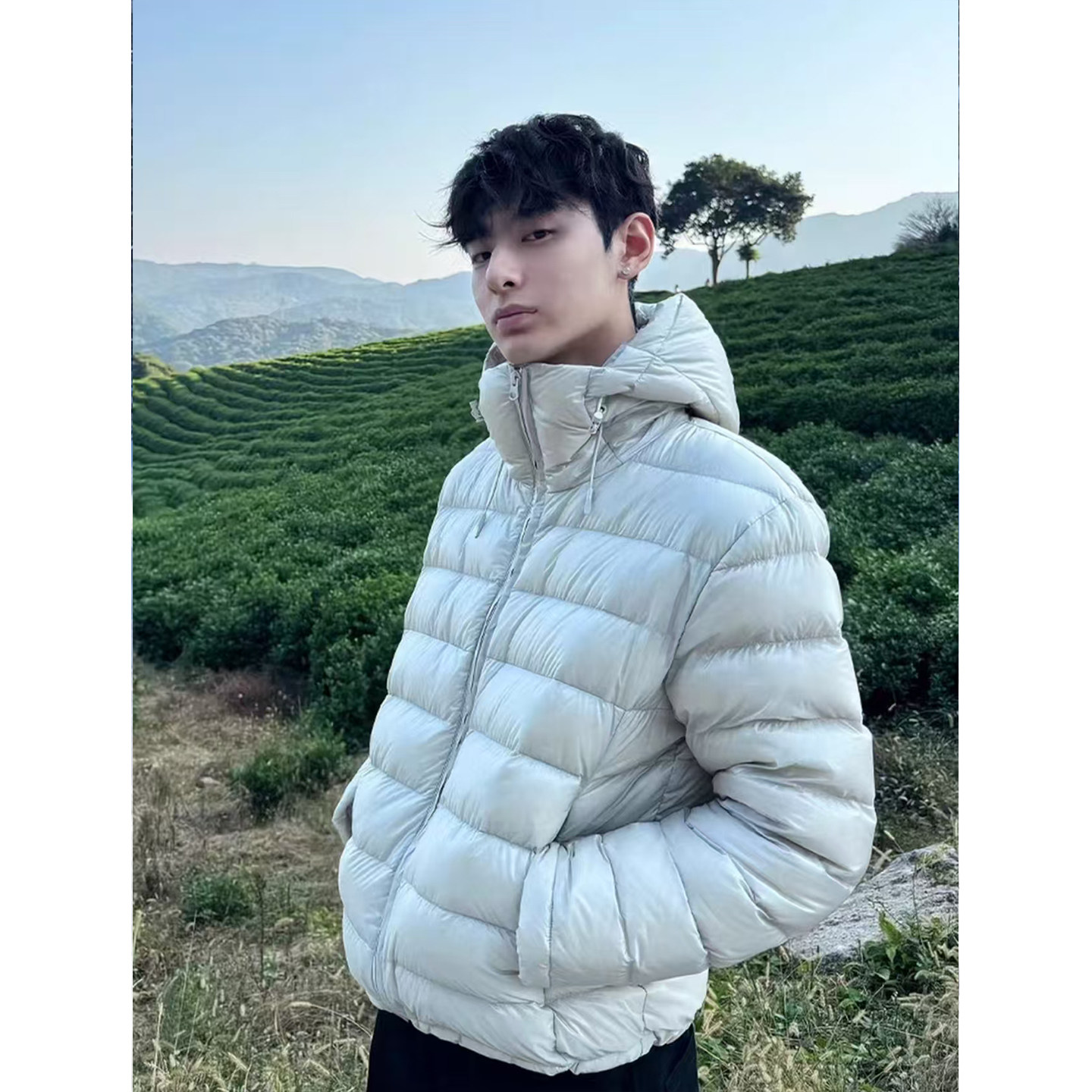 【全场五折】轻薄款排骨羽绒服潮