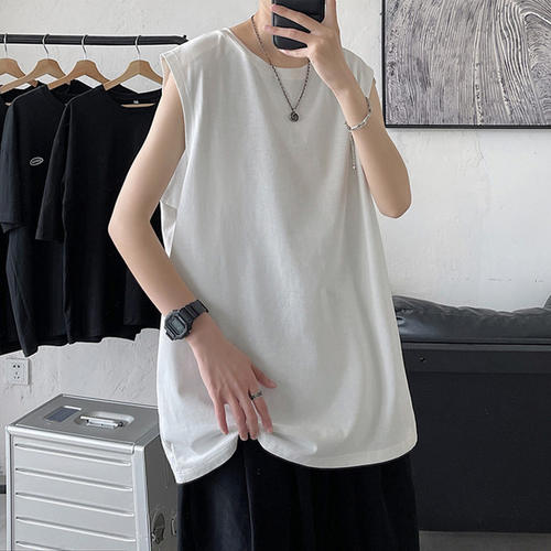 无袖t恤宽松潮流男士背心