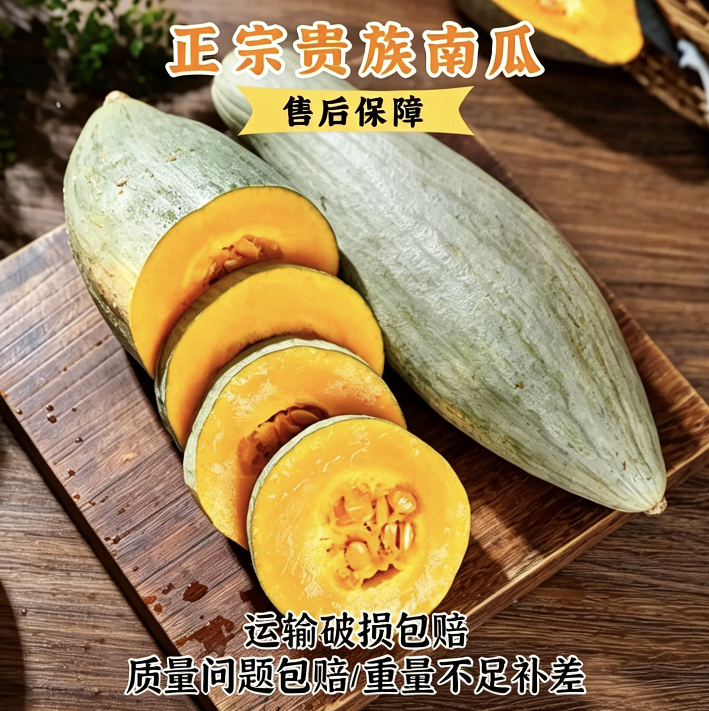 【重庆直发】新疆贵族南瓜正宗板栗南瓜粉糯香甜丑南瓜宝宝辅食