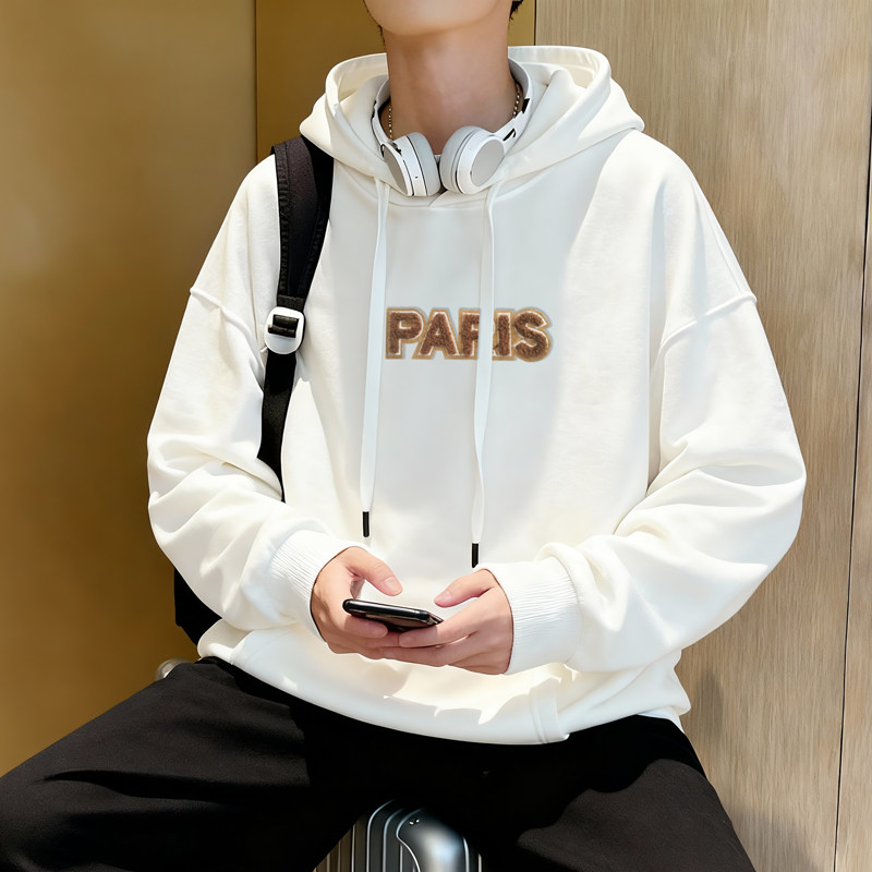 8803*P35美式重磅连帽卫衣男春季新款潮牌刺绣上衣服宽松百搭外套,女装短外套,星座414A-2（原B215-2）