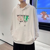 7013*P45连帽卫衣男春秋情侣装潮牌ins美式高街外套宽松纯棉帽衫，男装卫衣，星座414A-2（原B215-2）