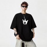 TU06*P20重磅情侣短袖t恤男女夏季潮流痞帅体恤宽松百搭半袖上衣，男装T恤，星座414A-2（原B215-2）