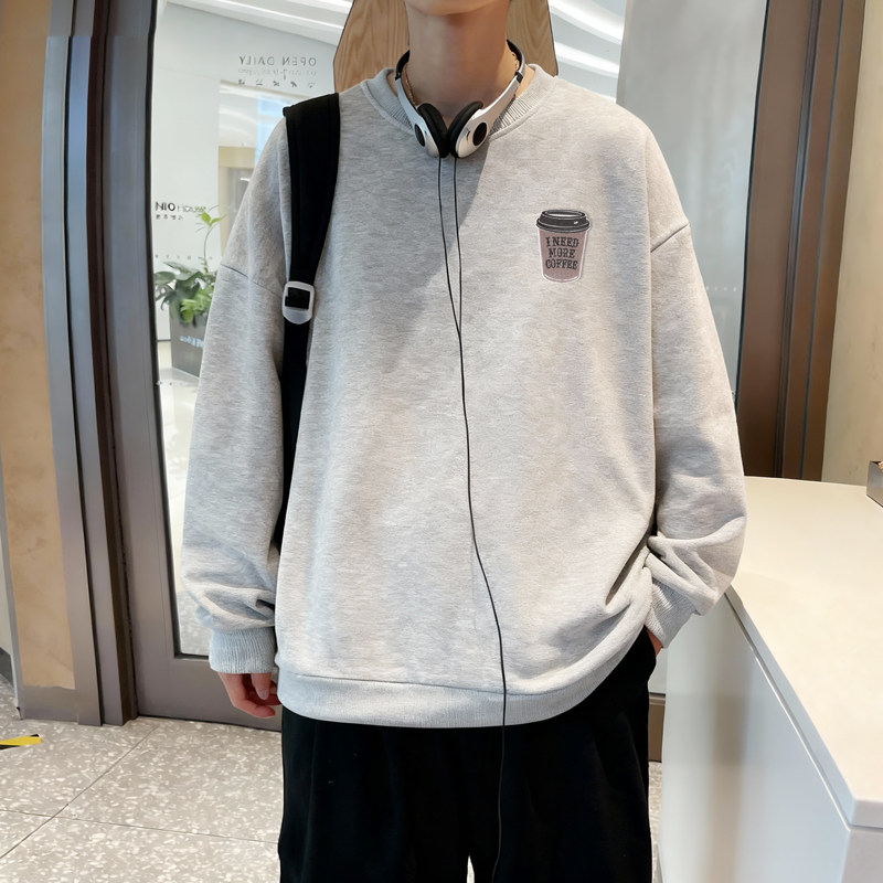6631*P28美式重磅华棉卫衣男秋季新款潮牌刺绣上衣宽松休闲外套,女装短外套,星座414A-2（原B215-2）