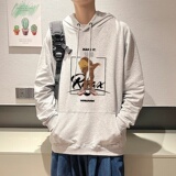 7015*P45连帽卫衣男潮牌ins百搭长袖上衣春秋季宽松纯棉情侣外套，男装卫衣，星座414A-2（原B215-2）
