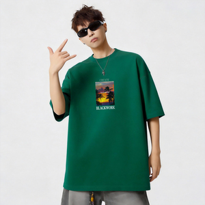 TU04*P20 重磅情侣短袖t恤男女夏季潮流痞帅体恤宽松百搭半袖上衣，男装T恤，星座414A-2（原B215-2）