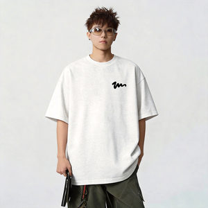 TU02*P20 重磅情侣短袖t恤男女夏季潮流痞帅体恤宽松百搭半袖上衣，男装T恤，星座414A-2（原B215-2）