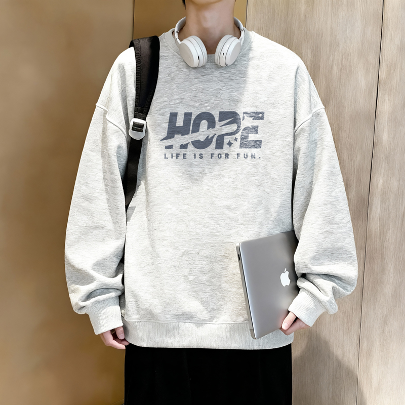 6627*P28美式重磅华棉卫衣男女春季新款圆领百搭上衣宽松休闲外套，女装短外套，星座414A-2（原B215-2）