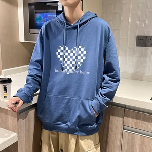 7022*P45 美式复古卫衣男秋季ins潮牌高街连帽纯棉外套宽松上衣服图片