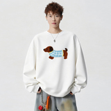 6642*P28美式重磅华棉卫衣男秋季新款潮牌毛巾绣上衣宽松休闲外套，女装短外套，星座414A-2（原B215-2）